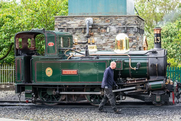 Castletown, Isle of Man, 16 de junho de 2019.As locomotivas da Isle of Man Railway foram fornecidas exclusivamente pela Beyer, Peacock and Company of Manchester, Inglaterra, entre 1873 e 1926. O quê? 13 Kissack — Fotografia de Stock