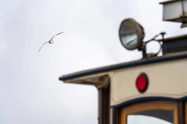 Laxey, Isle of Man, June 15, 2019. The Snaefell Mountain Railway is an electric mountain railway on the Isle of Man. — Stock Photo, Image