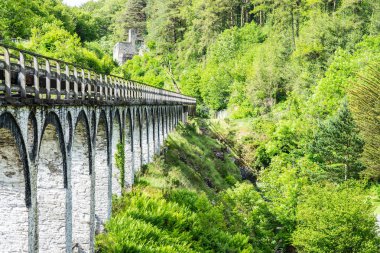 Laxey maden su pompalama tekerlek çubuk viyadükt.
