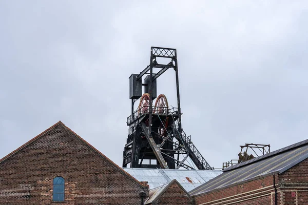 The National Mining Museum Scotland was created in 1984, to preserve the physical surface remains of Lady Victoria Colliery at Newtongrange, Midlothian, Scotland — Stock Photo, Image