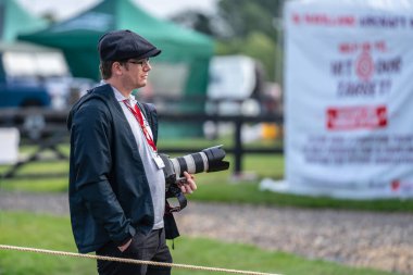 Old WARDEN, Bedfordshir, İngiltere, 6 Ekim 2019. Bir hava gösterisinde fotoğraf çekimi. Shuttleworth 'da Yarış Günü..