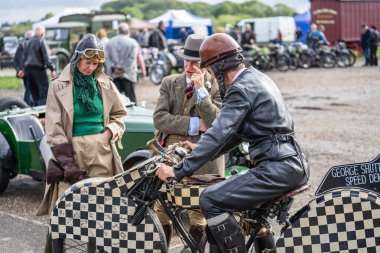 Eski Müdür, Bedfordshire, Uk, 6 Ekim 2019. George Shuttleworth, Speed Demon. Shuttleworth 'da Yarış Günü