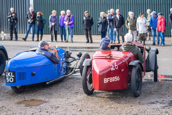 OLD WARDEN, BEDFORDSHIRE, Reino Unido, 6 de outubro de 2019. AUSTIN 1927. Dia de corrida em Shuttleworth . — Fotografia de Stock