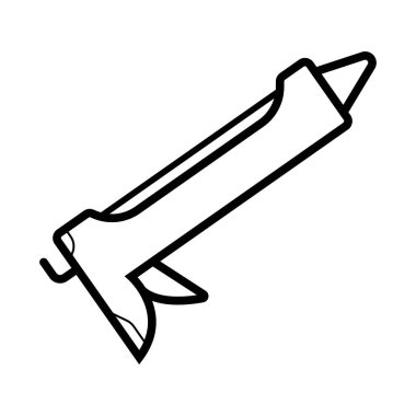 silah silikon kutsal kişilerin resmi, vektör çizim için