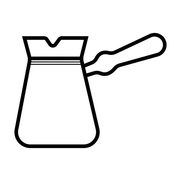 Turk Coffee Icon Vector Illustration — Stock Vector