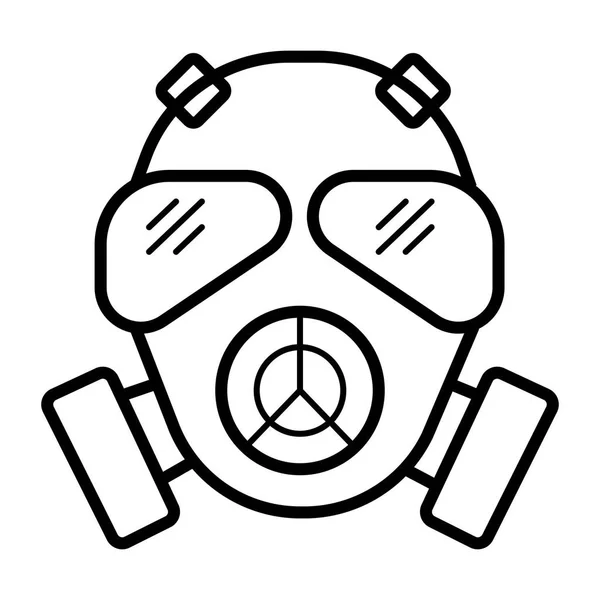 Atemschutzmasken Symbol Vektor Illustration — Stockvektor