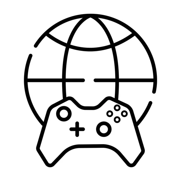 Logotipo Mundo Jogo Icon Design Ilustração Vetorial —  Vetores de Stock