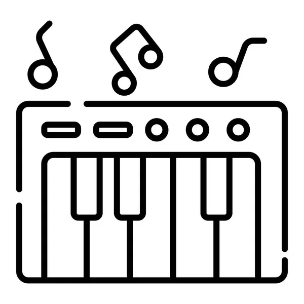 Synthesizer Flaches Symbol Vektorabbildung — Stockvektor