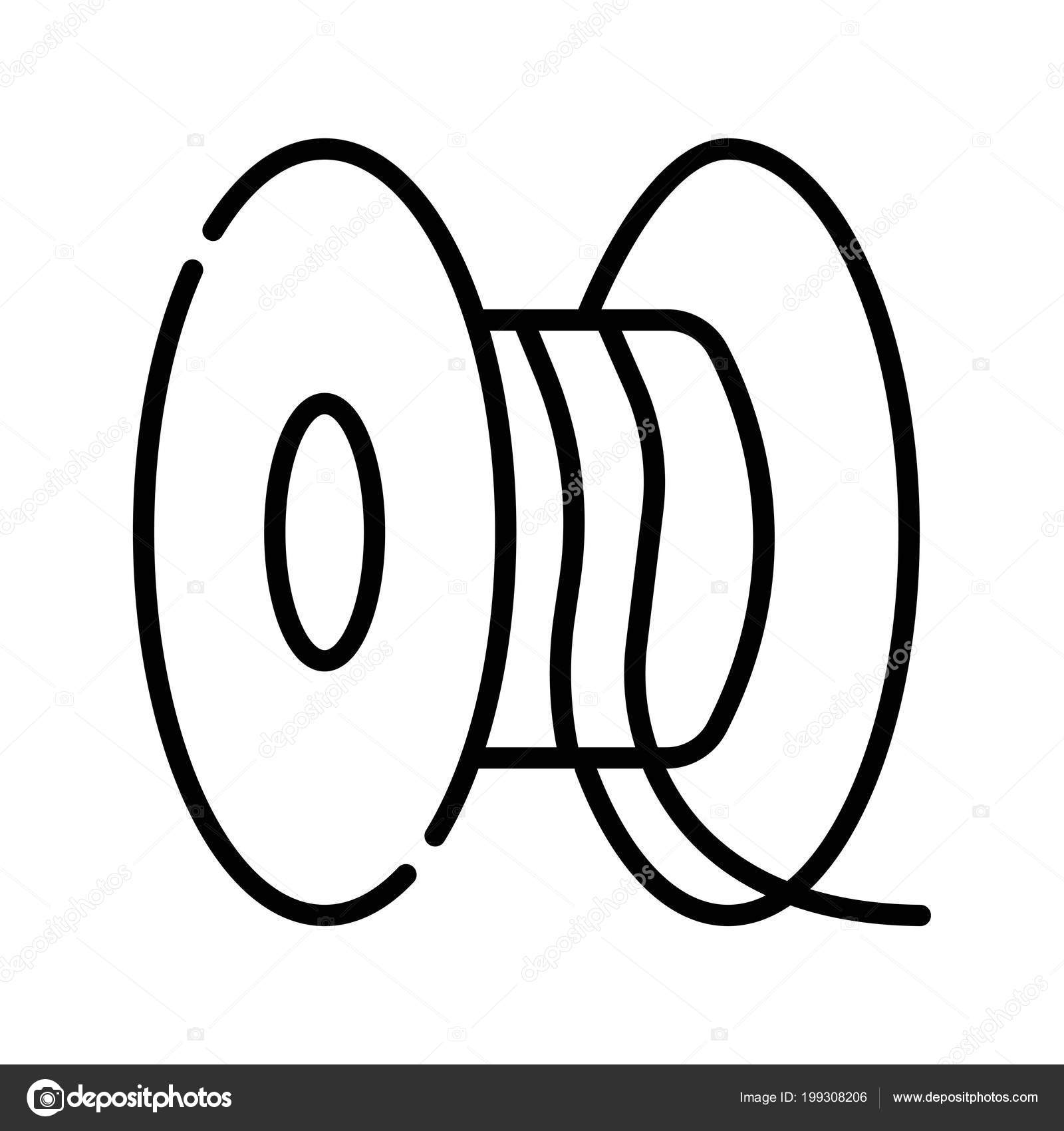 Cable Drum Industrial Hose Ree Stock Vector by ©secon 199308206