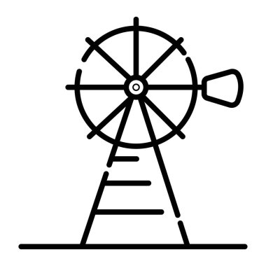 Değirmen vektör simge tasarlamak