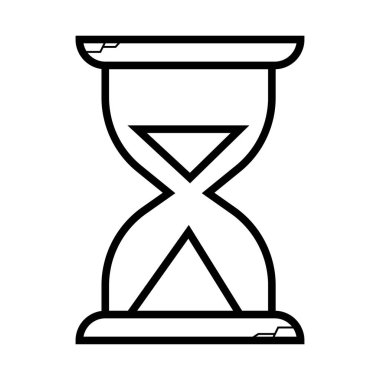 Kum saati simgesi, kum saati simgesi düz, kum saati simgesi resim