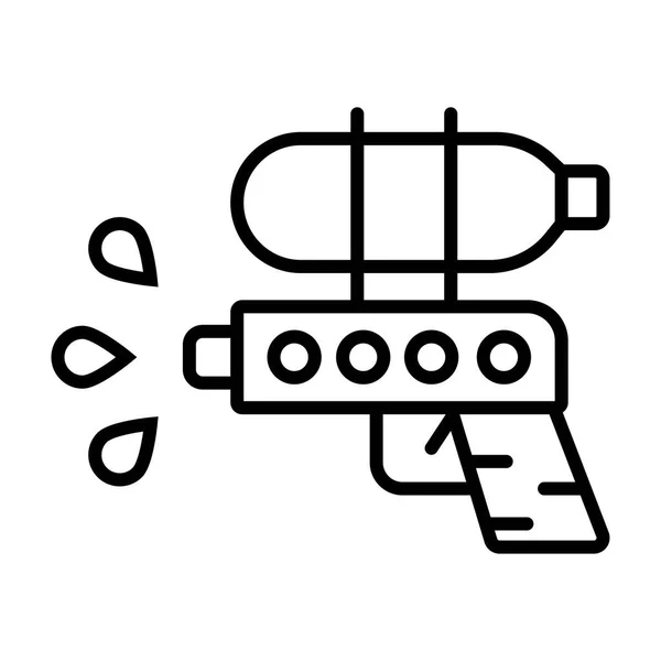 Waterpistool Pictogram Vectorillustratie — Stockvector