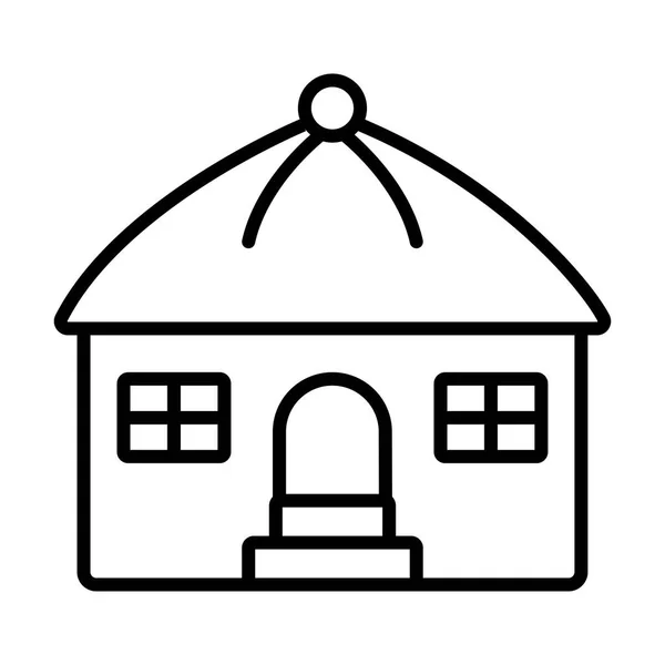 Home Flat Icon Ilustração Vetorial — Vetor de Stock