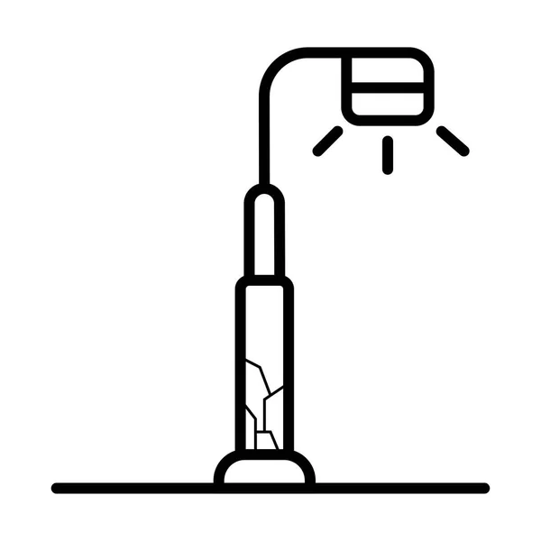 Вектор Значка Уличного Освещения — стоковый вектор