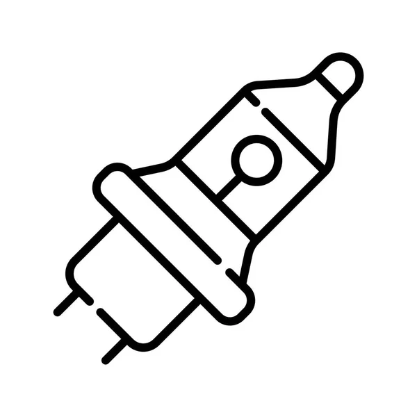 Auto Lichter Symbol Illustration — Stockvektor