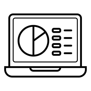 İş grafiği laptop