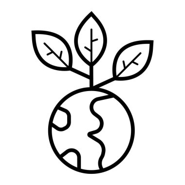 Dünya küre simge vektör