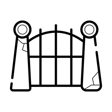 Kapı vektör simge tasarlamak