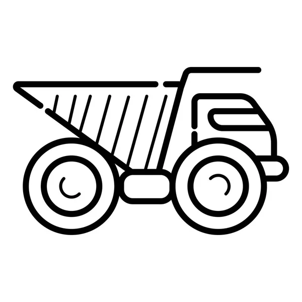 Truck Pictogram Vector Illustratie — Stockvector