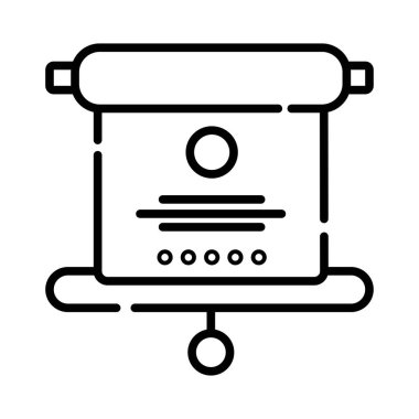 Sunu vektör simge tasarlamak