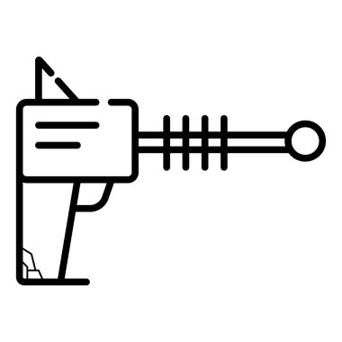 Lazer silah simge vektör