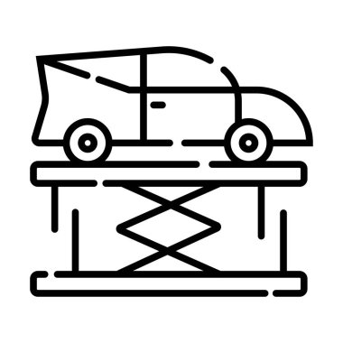 Araba tamir simge vektör