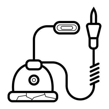 mikrofon simgesi, vektör illüstrasyonu