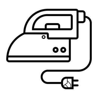 Demir minimalist simge vektör çizim