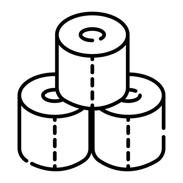Ілюстрація Значка Туалетних Паперів — стоковий вектор