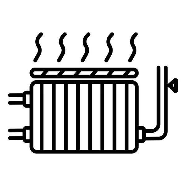 Radiator Vector Icon Illustration — Stock Vector