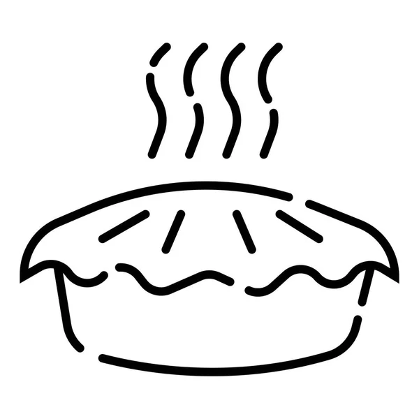 Pasta Simge Vektör Çizim — Stok Vektör