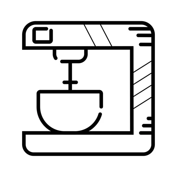 Cozinha Mixer Ícone Vetor Ilustração — Vetor de Stock