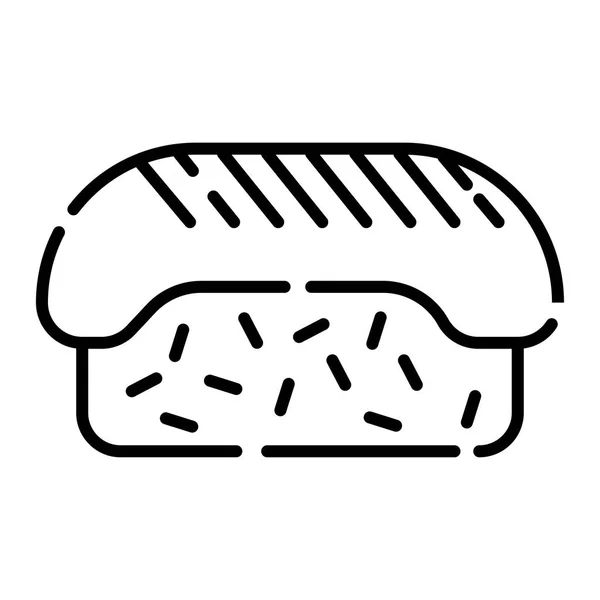 Sushi Icon Vektor Illustration — Stockvektor