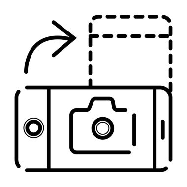 Telefon simgesi vektör illüstrasyonu