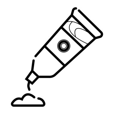 sanat boya tüp simgesi