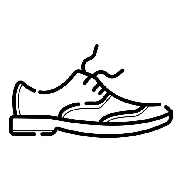 Ilustrasi Ikon Sepatu Pria - Stok Vektor