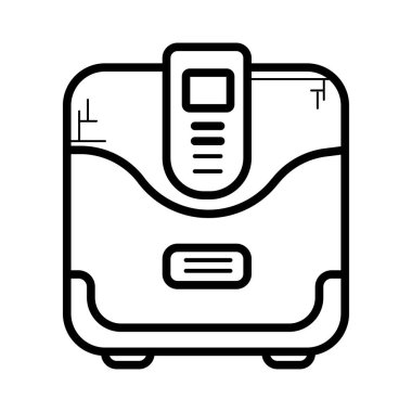 Elektrikli tava simge vektör