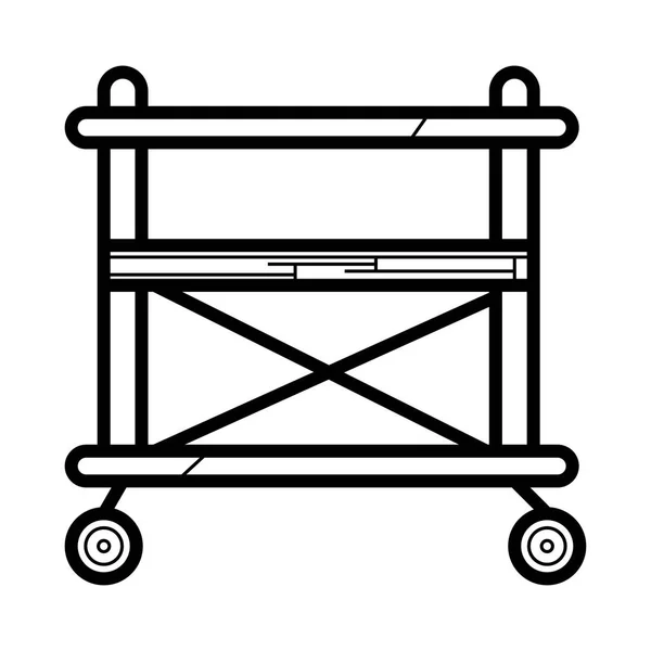 İskele simge vektör çizim