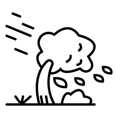 Rüzgar ağacı simge tasarlamak