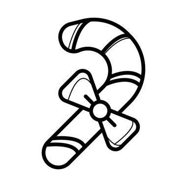 Şeker ikonu vektör illüstrasyonu