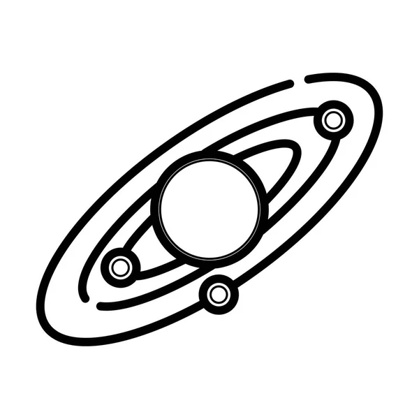 Ilustração Ícone Sistema Solar —  Vetores de Stock