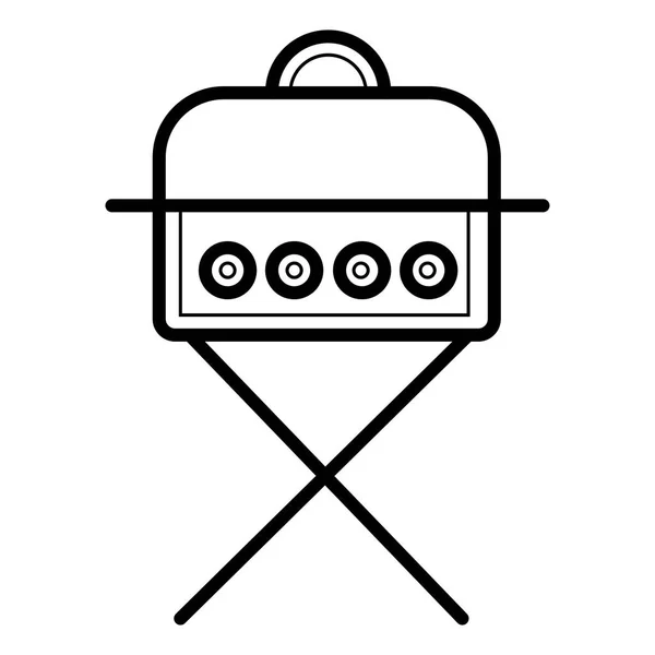 Bbq Icon Vektor Illustration — Stockvektor