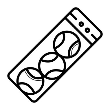 Tenis topu simge tasarlamak