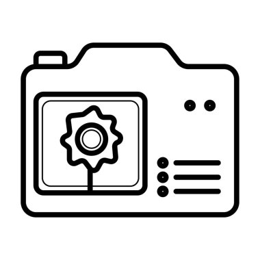 Fotoğraf vektörü illüstrasyonu