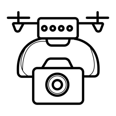 Hareket kameralı drone kuadrokopteri