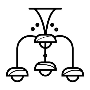 Avize simge vektör çizim