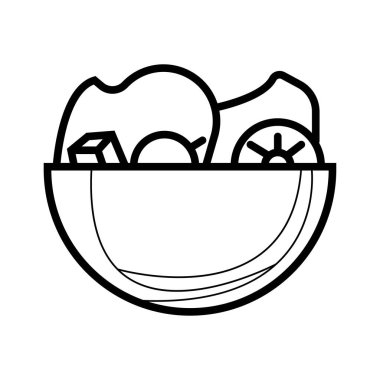 Salata vektör simge tasarlamak