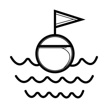 Vektör simge tasarlamak şamandıra