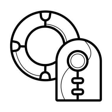 Hayat yüzük simge vektör