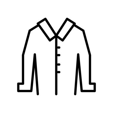shirt simgesi vektör illüstrasyonu